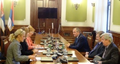 1 December 2016 The Head of the PFG with Russia in meeting with the Russian delegation